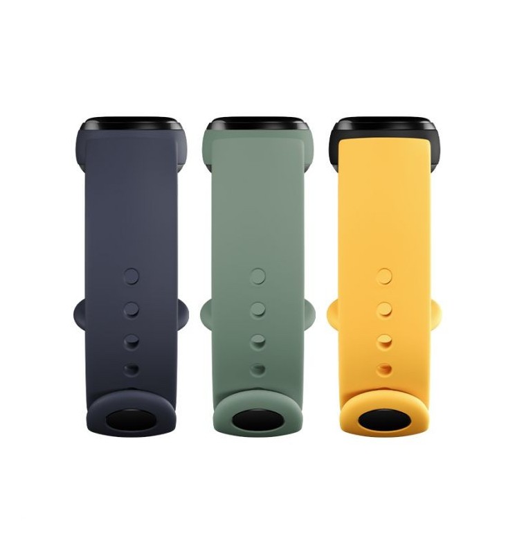Mi Smart Band 5 Strap (3-pack) (Blue, Yellow, Green)